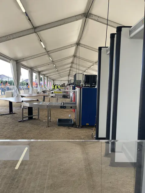 X-ray screening lanes installed by RedteQ at the Commonwealth Games