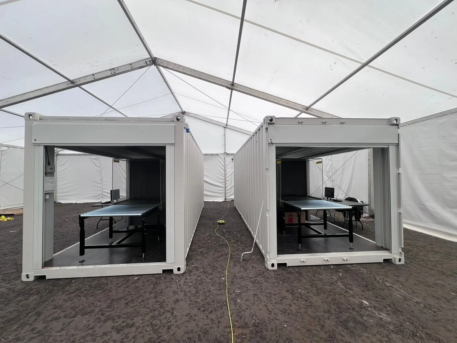 Containerised X-ray checkpoint units engineered by RedteQ