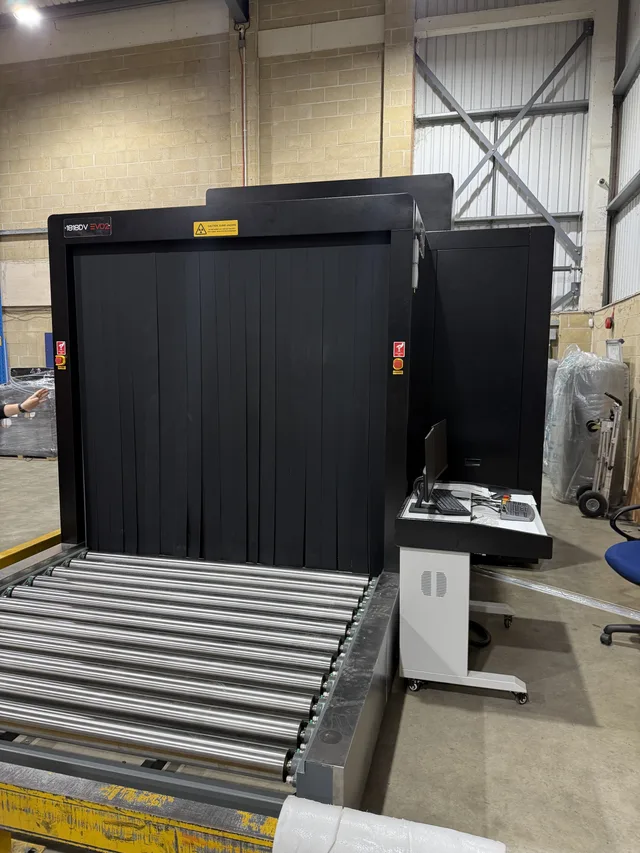 The first Hissco HS 1818 DV cargo X-ray systems installed in the UK by RedteQ